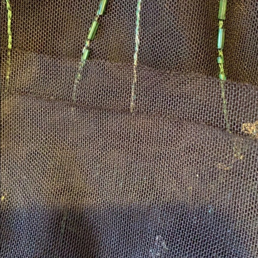 Sheer Tank with Floral Embroidery Size Large - Picture 6 of 7